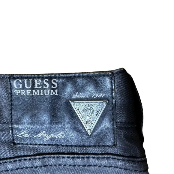 Men’s Guess Premium Los Angeles Black distressed Sz40 Lincoln Slim Straight Vint - Picture 9 of 10